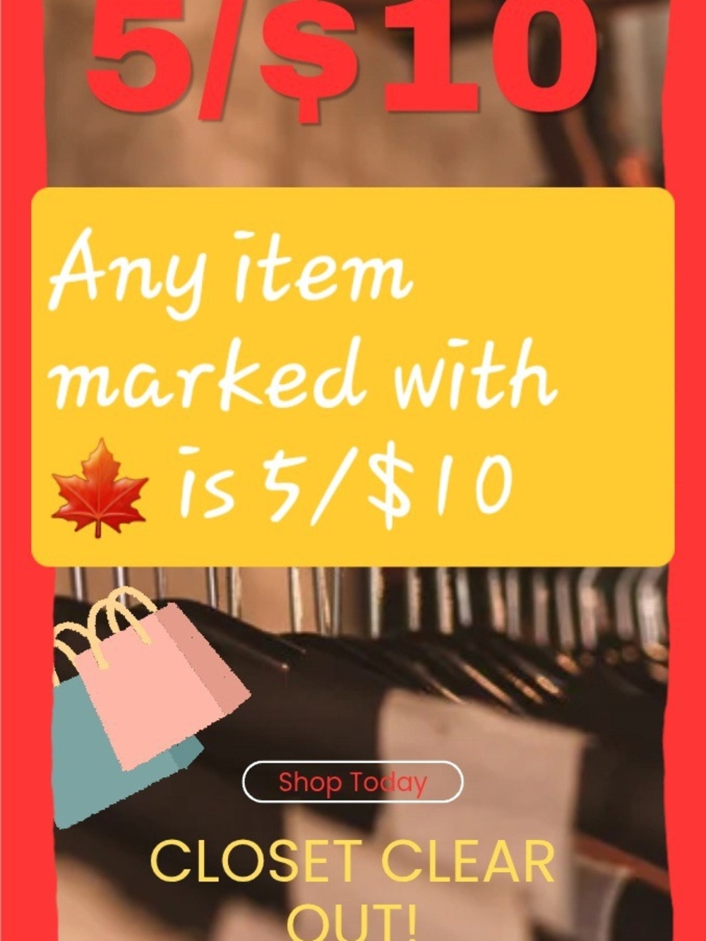 🍁Closet Clearout! Any Item Marked With 🍁
